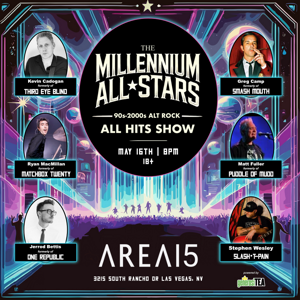 THE MILLENNIUM ALL-STARS 90’s / 2000’s ALT ROCK - ALL HITS SHOW